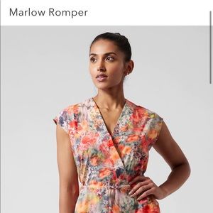 Athleta Marlow Flower printed romper